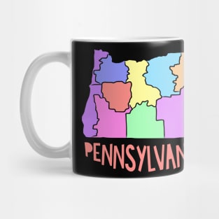 USA state: Pennsylvania Mug